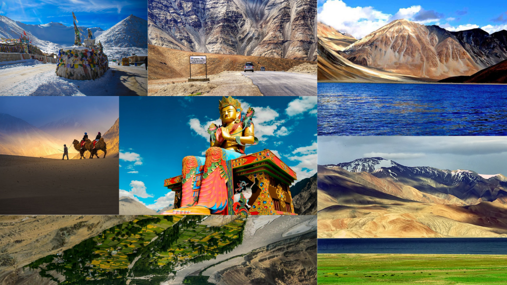 ladakh tourist places collage